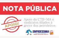 Sinproesemma e demais sindicatos filiados à CTB apoiam greve dos petroleiros