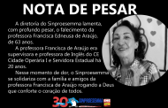 Nota de Pesar - Francisca Edneusa de Araújo