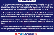 Sinproesemma suspende atendimento por 15 dias devido a pandemia do COVID-19