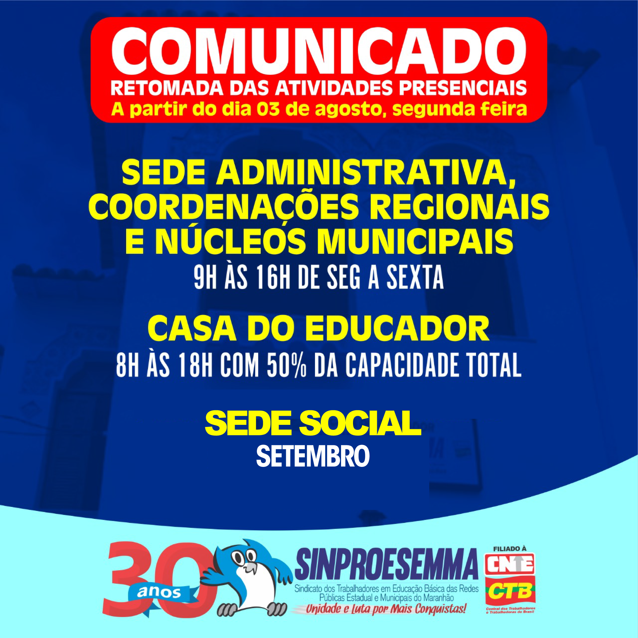 Sindicato dos Profissionais em Educação no Ensino Municipal de São Paulo -  Comunicado nº 1.603 (DOC de 21/10/2014, página 82)