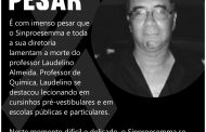 Nota de Pesar - Laudelino Almeida