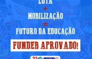 Sinproesemma comemora vitória histórica: Novo Fundeb é aprovado por unanimidade no Senado