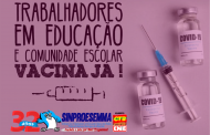 Sinproesemma enfatiza necessidade da vacinação de toda a comunidade escolar