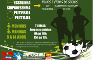 Sinproesemma lança Escolinha de Futebol e Futsal em parceria com o Grupama