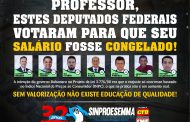 Sinproesemma na luta pelo Reajuste do Piso: Tentativa de congelamento do salário dos professores é barrada na Câmara dos Deputados