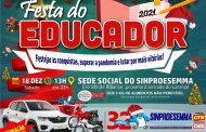 Sinproesemma promove Festa do Educador dia 18 de dezembro