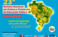 Sinproesemma participa da 23ª edição da Semana Nacional em Defesa e Promoção da Educação Pública