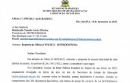 Sinproesemma recebe resposta da SEDUC quanto a recesso de fim de ano