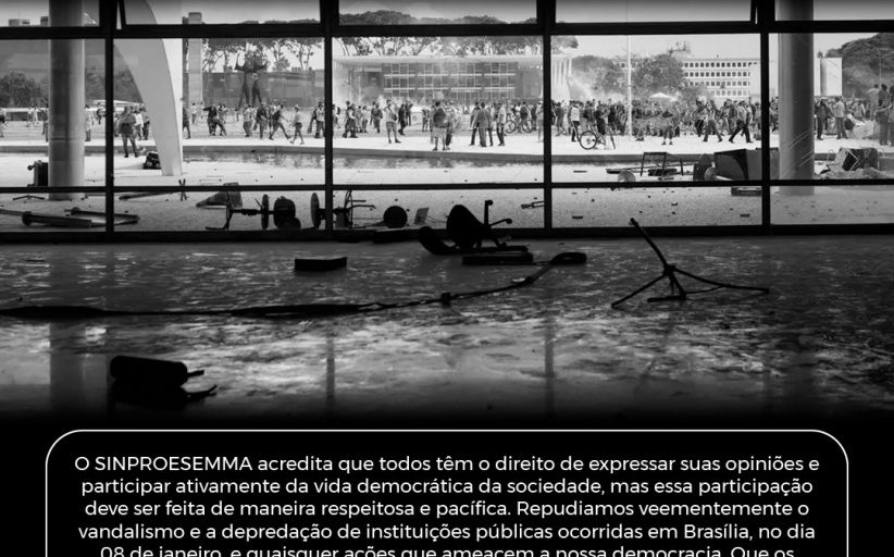 Nota de Repúdio contra atos terroristas em Brasília