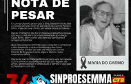 Sinproesemma lamenta falecimento da mãe do jornalista Gean Brito