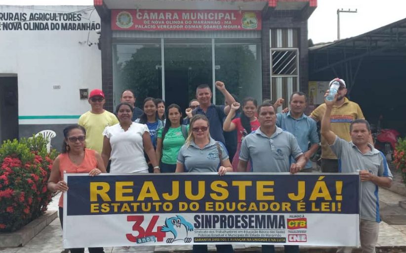 Núcleo do Sinproesemma em Nova Olinda do Maranhão segue cobrando valorização dos trabalhadores e melhorias na educação do município