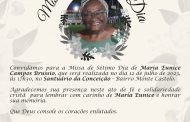 Missa de Sétimo Dia em Memória de Maria Eunice Campos Brussio
