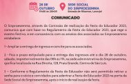 Sinproesemma prorroga entrega de ingresso para a Festa do Educador 2023
